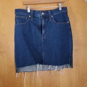 Madewell Denim Mini Skirt